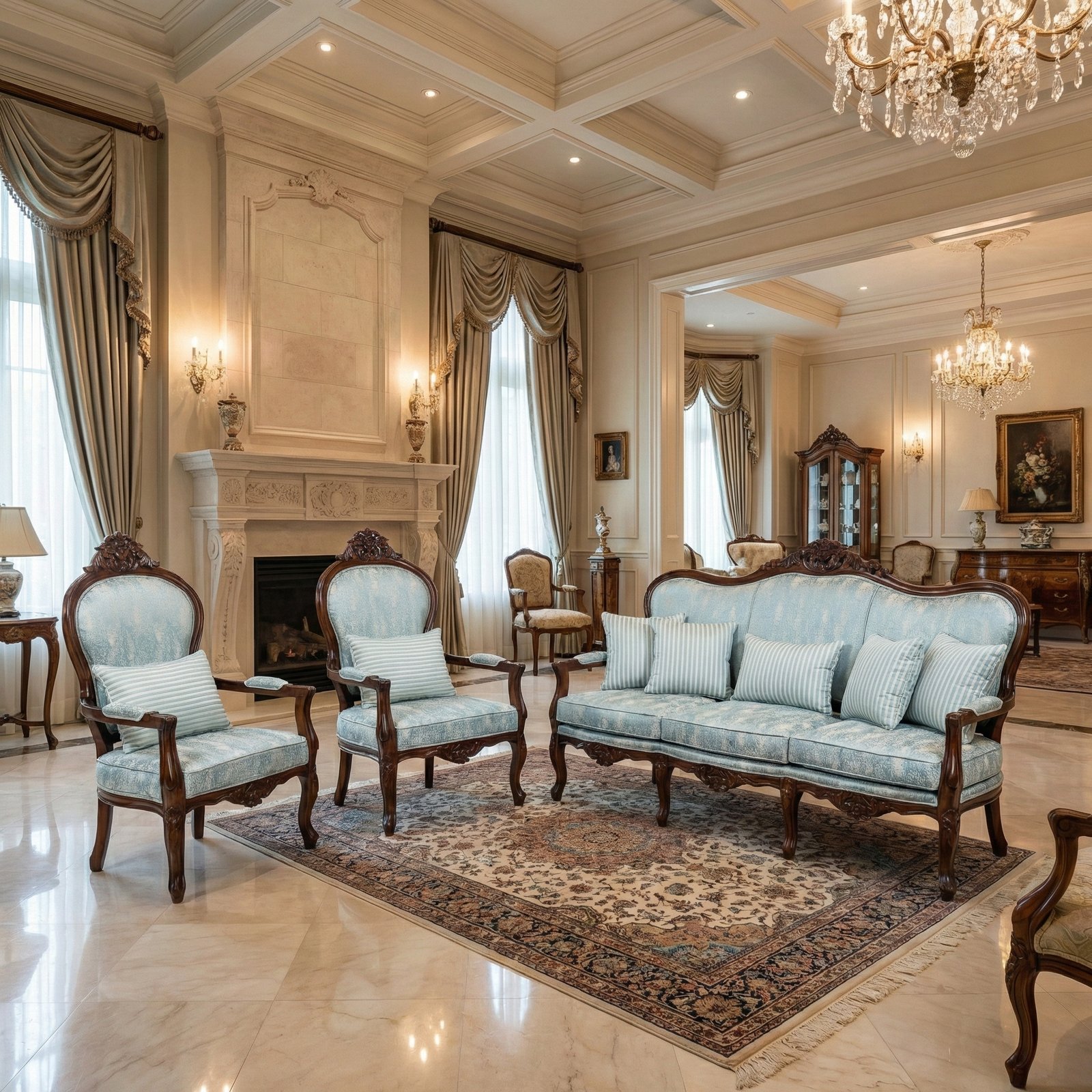 Rose Coffee Chairs - Image 5